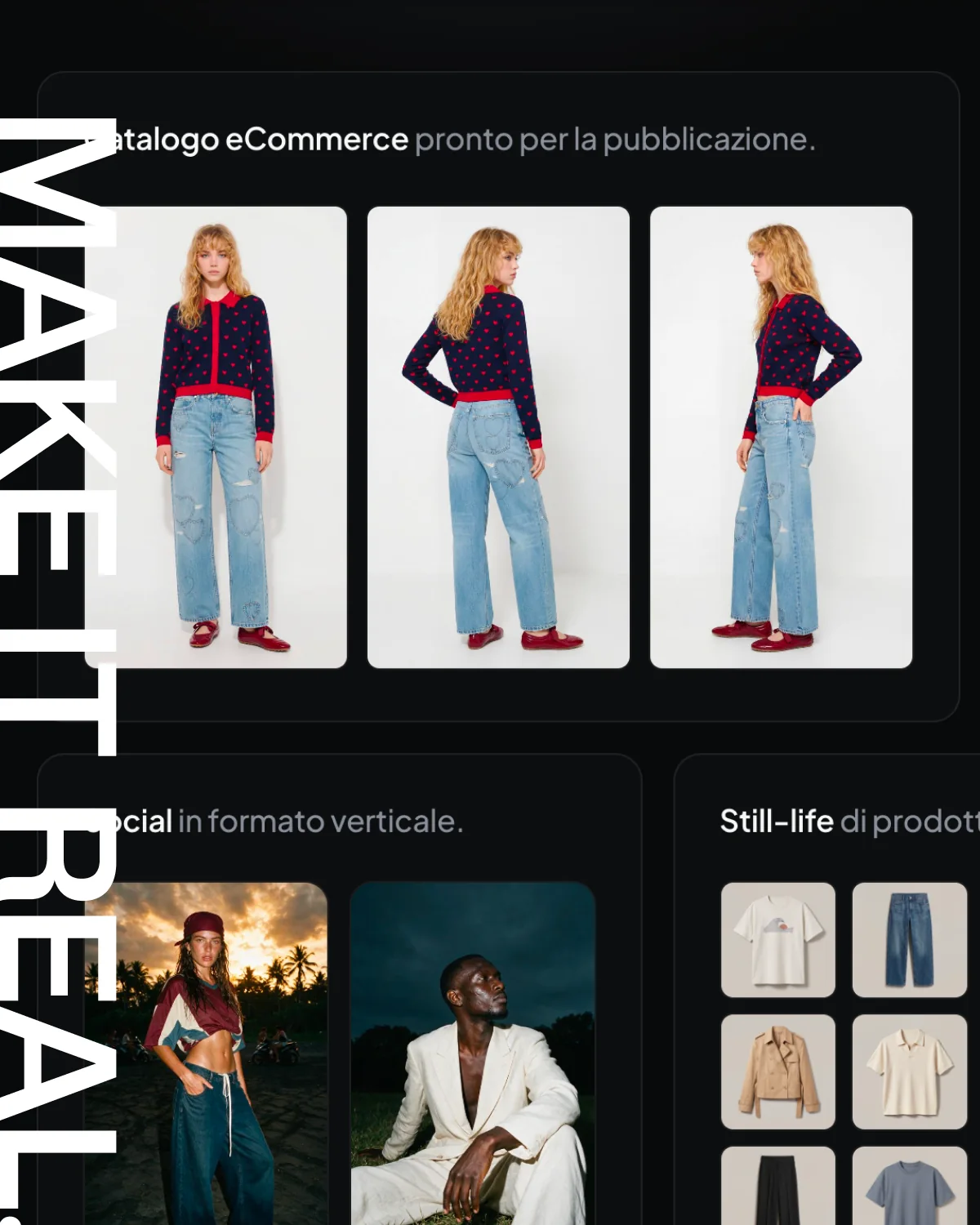 Make It Real, Piattaforma Virtual Try-On e generazione immagini AI